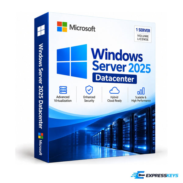 Windows Server 2025 Datacenter 16-core add-on – Express Keys