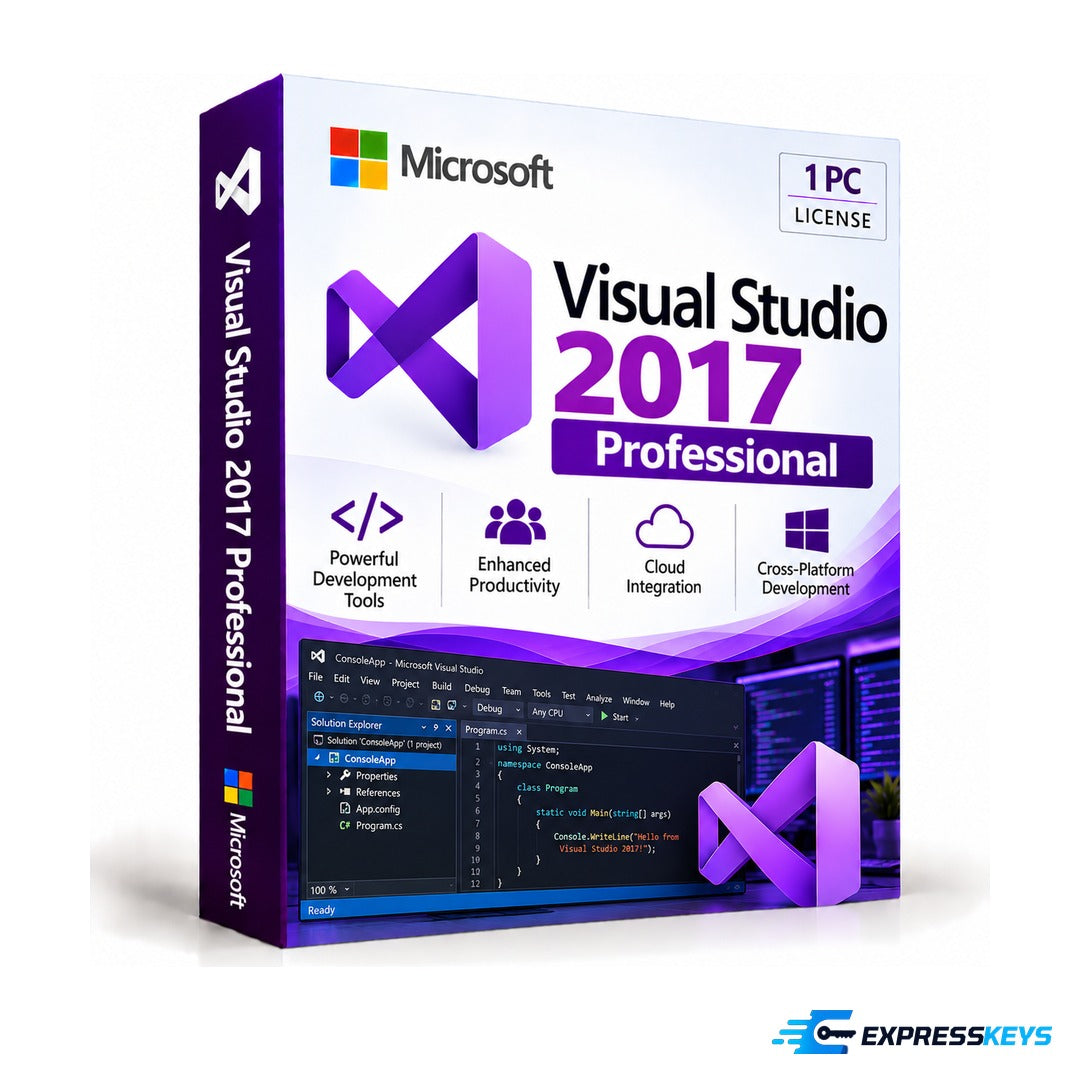 Microsoft Visual Studio 2017 Professional – Express Keys