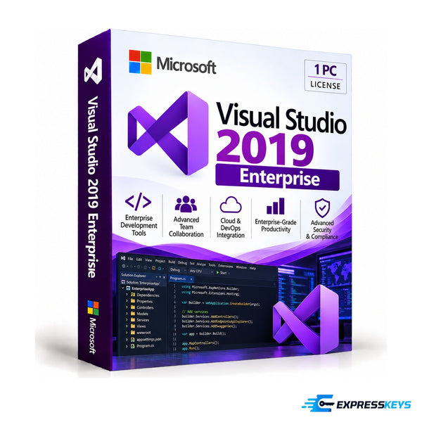 Microsoft Visual Studio 2019 Enterprise – Express Keys