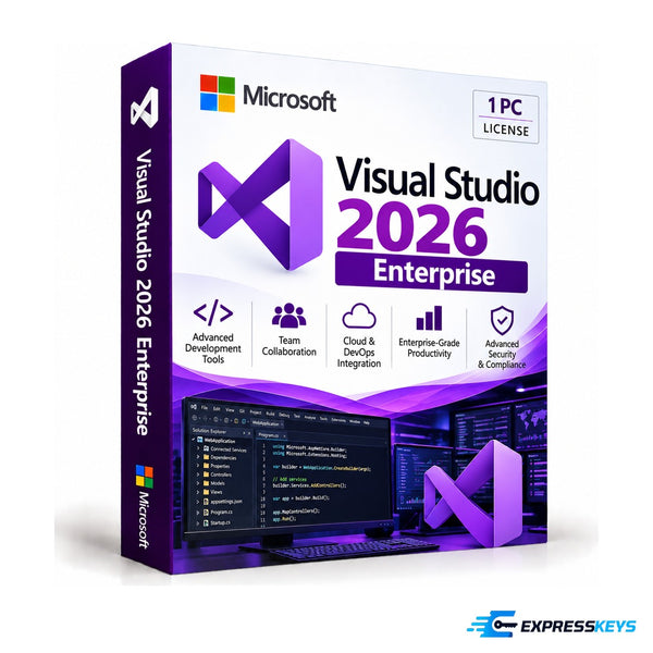Microsoft Visual Studio 2026 Enterprise – Express Keys