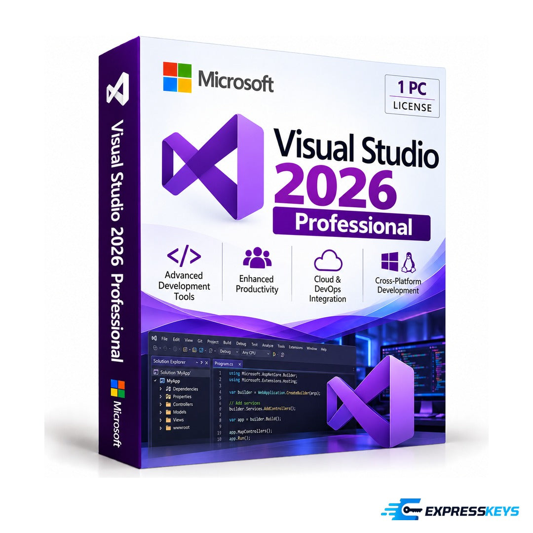Microsoft Visual Studio 2026 Professional – Express Keys