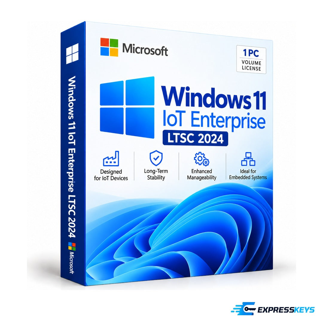 Microsoft Windows 11 Enterprise IoT LTSC 2024 (20 PC) – Express Keys