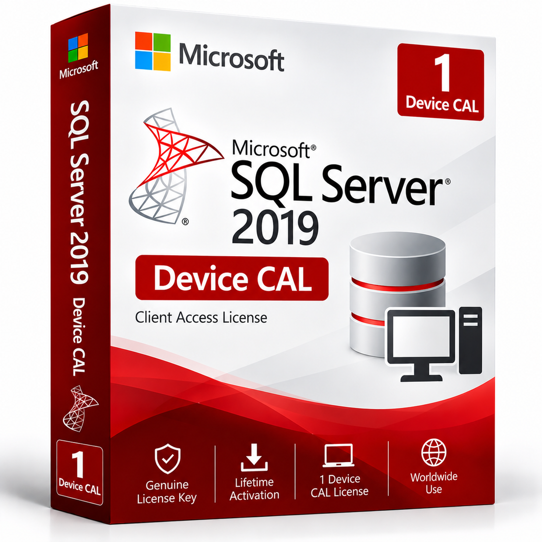 Microsoft SQL Server 2019 Device CAL box