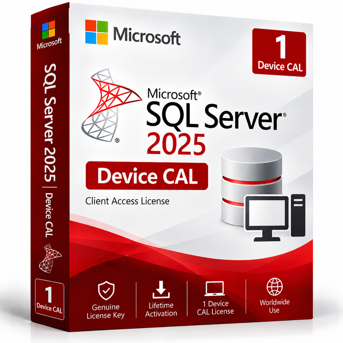 Microsoft SQL Server 2025 Device CAL box