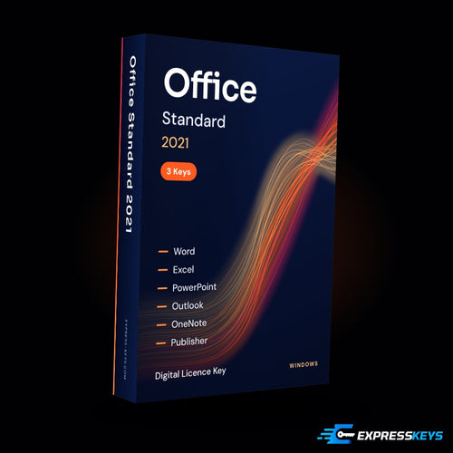 Office 2021 Standard (3 Keys) digital licence – Express Keys