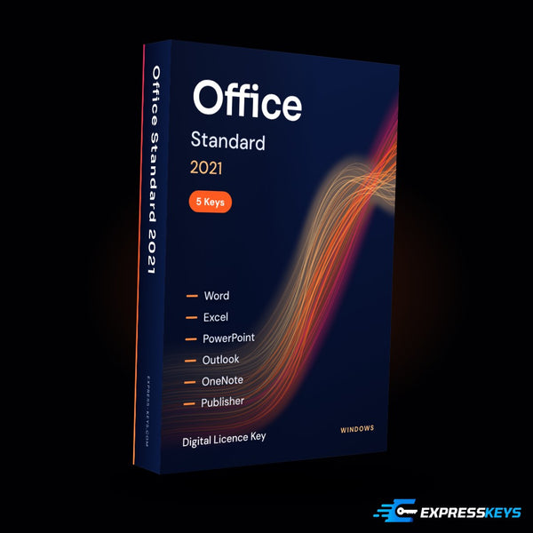Office 2021 Standard (5 Keys) digital licence – Express Keys