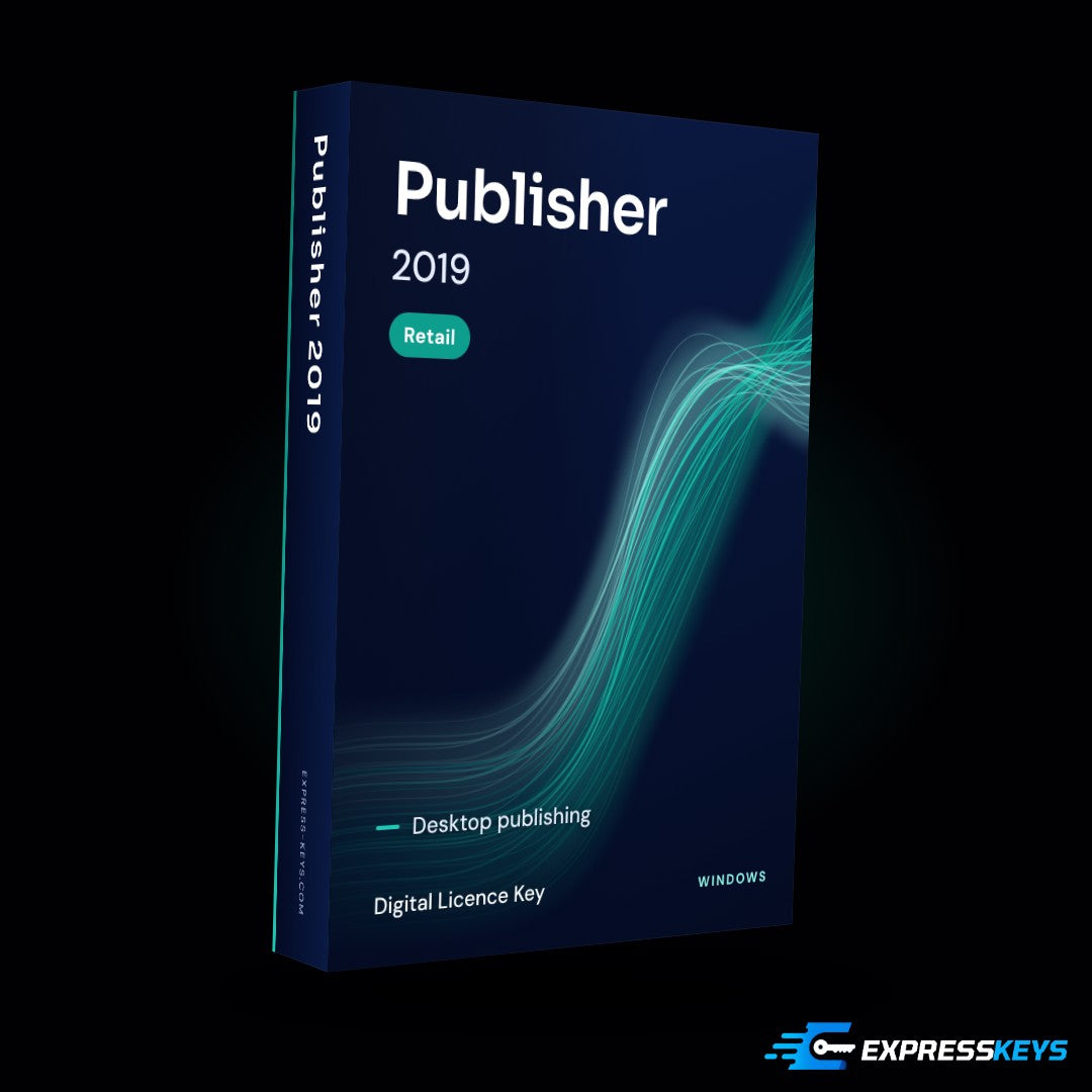 Publisher 2019 Retail Key digital licence – Express Keys